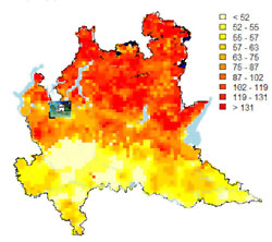 radon in lombardia